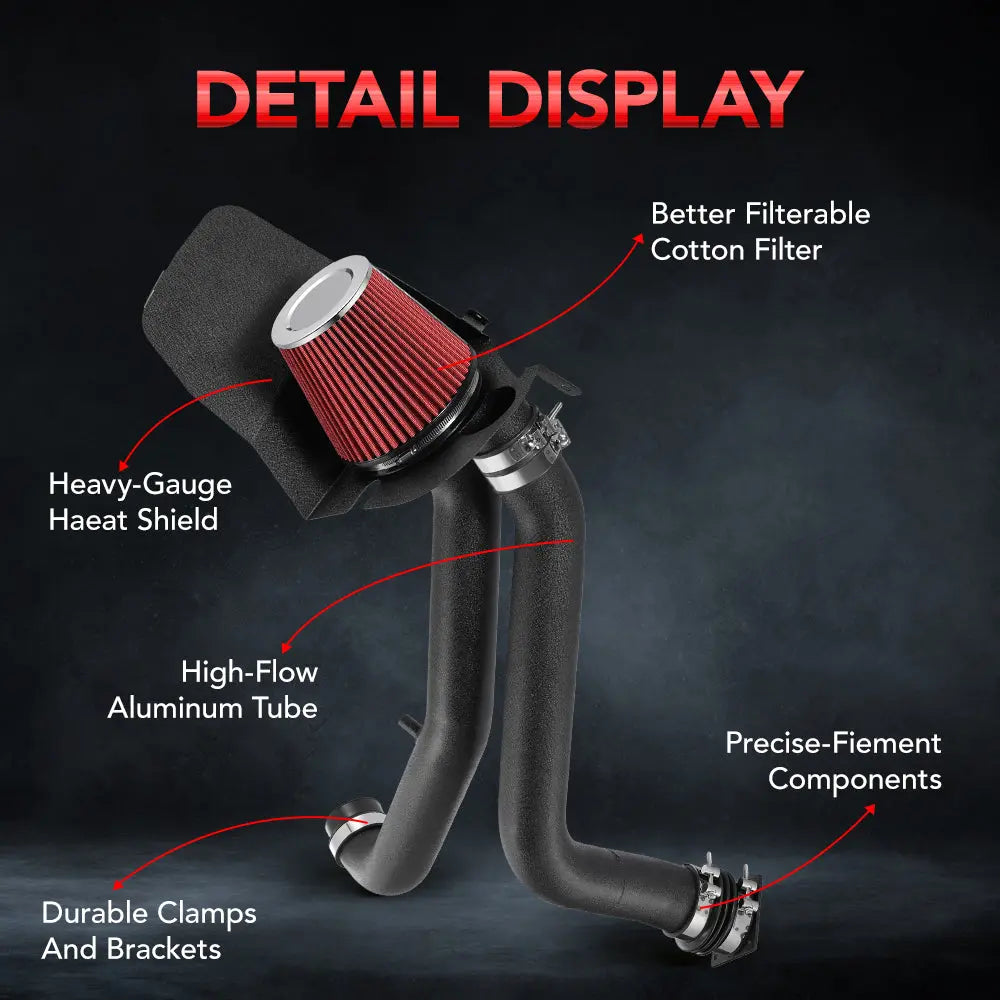 Cold Air Intake for  1997-2006 Jeep Wrangler TJ Flashark