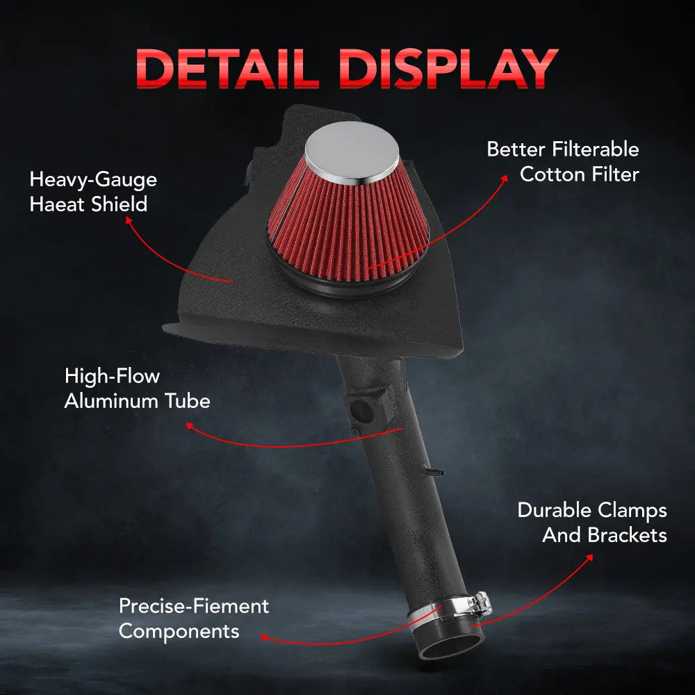 Cold Air Intake for 1999-2004 Tacoma V6 3.4L Flashark