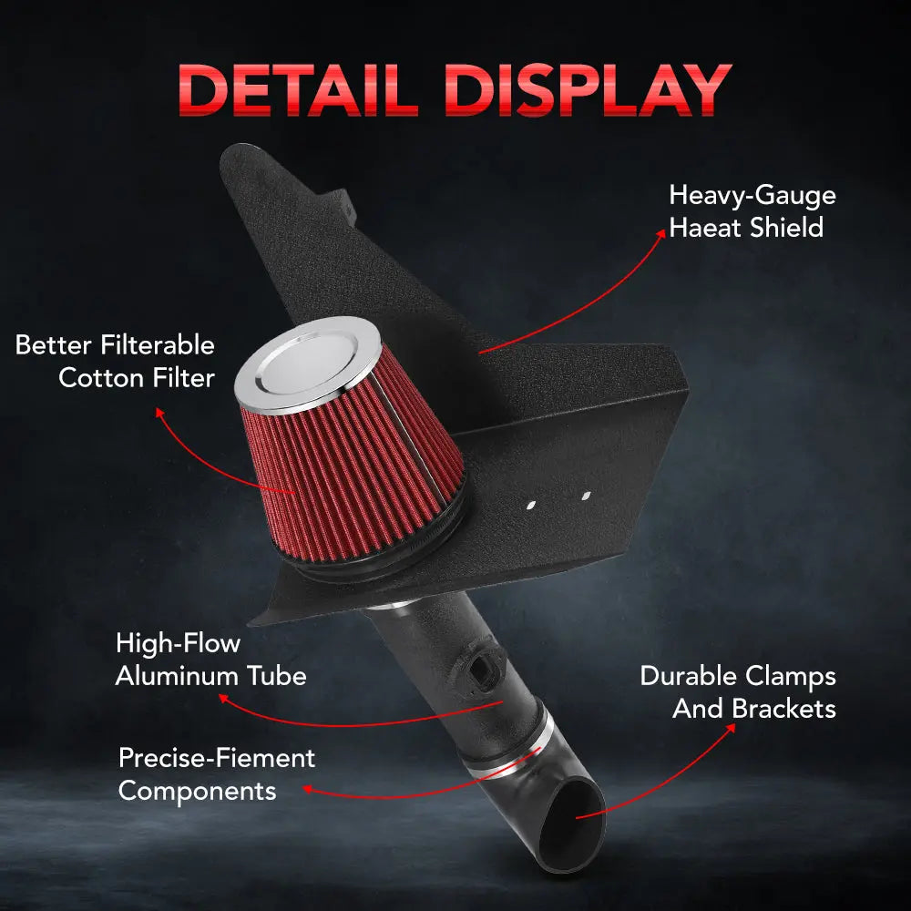 Cold Air Intake for2012-2015 Chevy Camaro 3.6L V6 Flashark