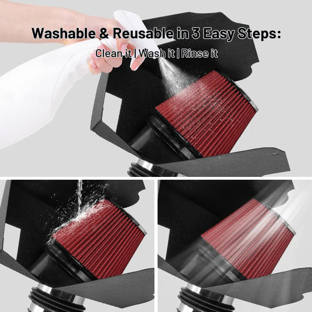 Cold Air intake kit for 2017-2019 V8 6.7L Ford F-250 F-350 F-450 F-550 Flashark