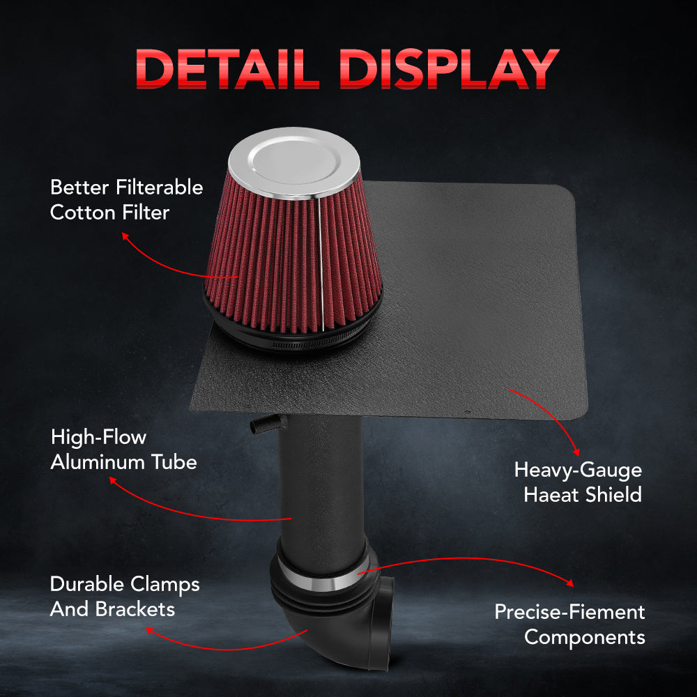 Kit de admisión de aire frío para Chevrolet Camaro 3.6L V6 2012-2015