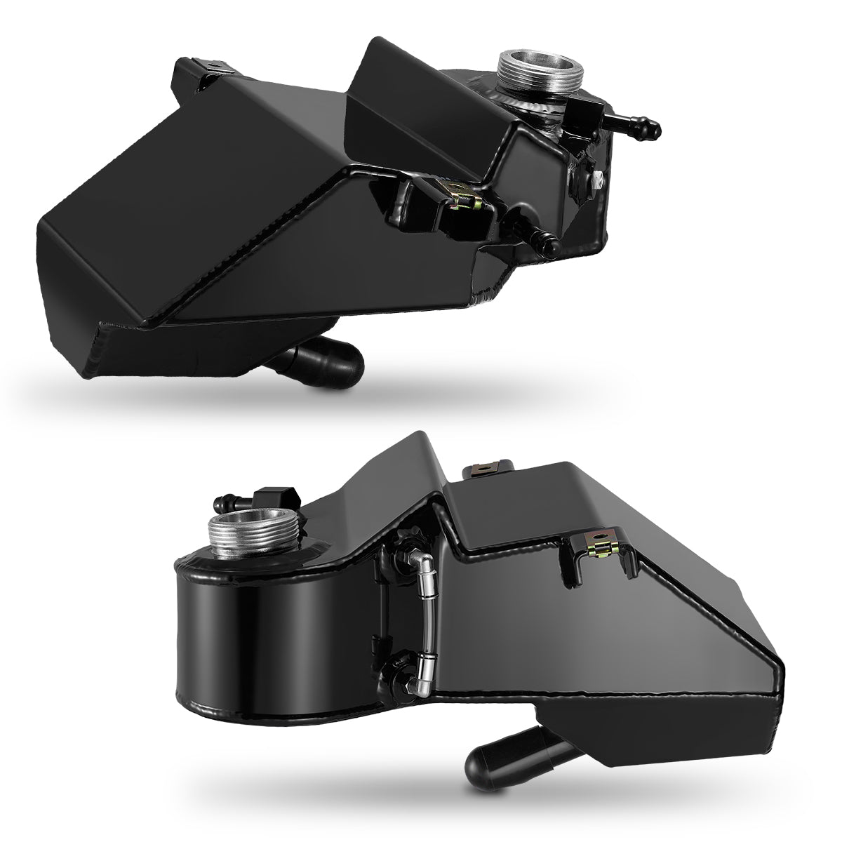 Depósito de refrigerante de aluminio para Ford Powerstroke 6.0L 2003-2007 (sin tapa)