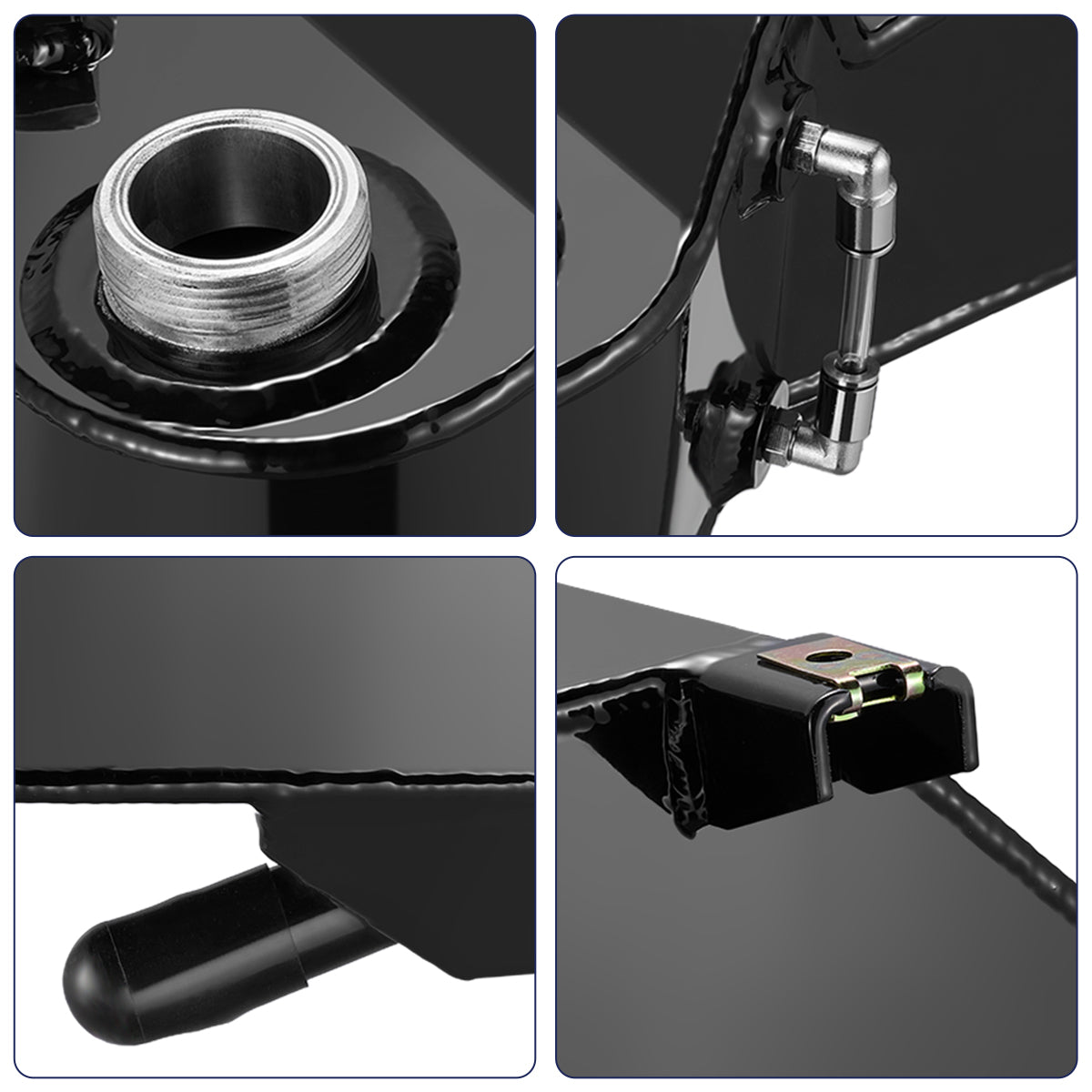 Depósito de refrigerante de aluminio para Ford Powerstroke 6.0L 2003-2007 (sin tapa)