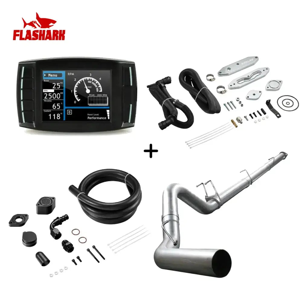 EGR/DPF/CCV/DEF Delete Kit For 2011-2014 6.7L Ford Powerstroke Diesel All-in-One Kit 的副本 Flashark