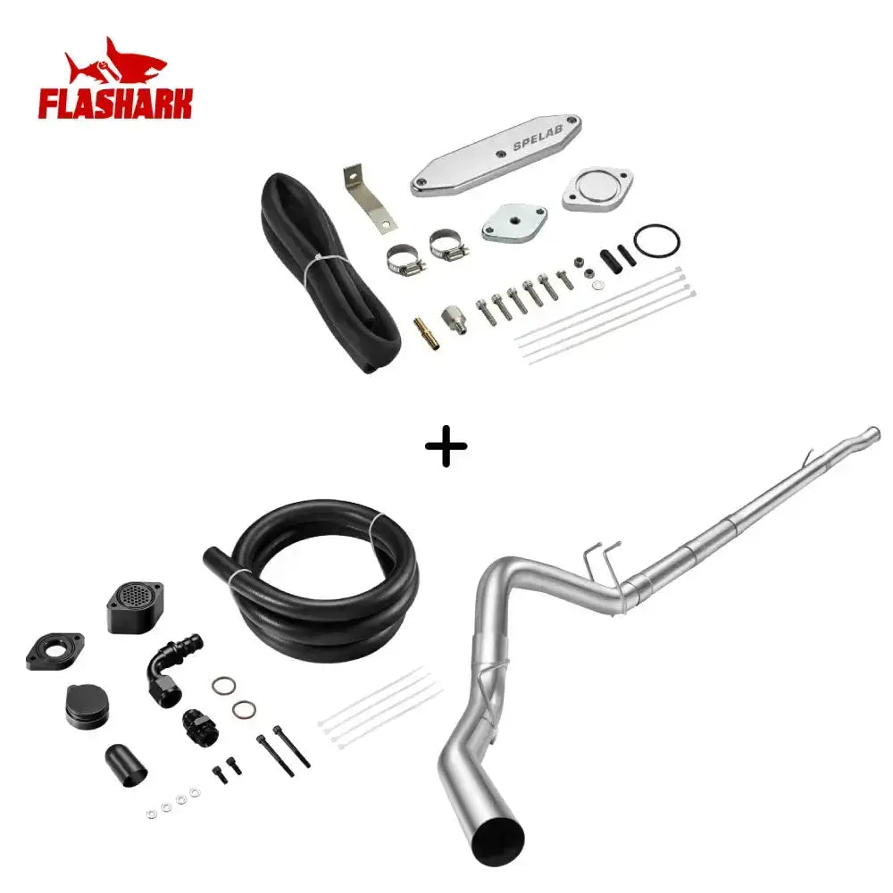 EGR/DPF/CCV/DEF Delete Kit For 2011-2023 6.7L Ford Powerstroke Diesel All-in-One Kit Flashark