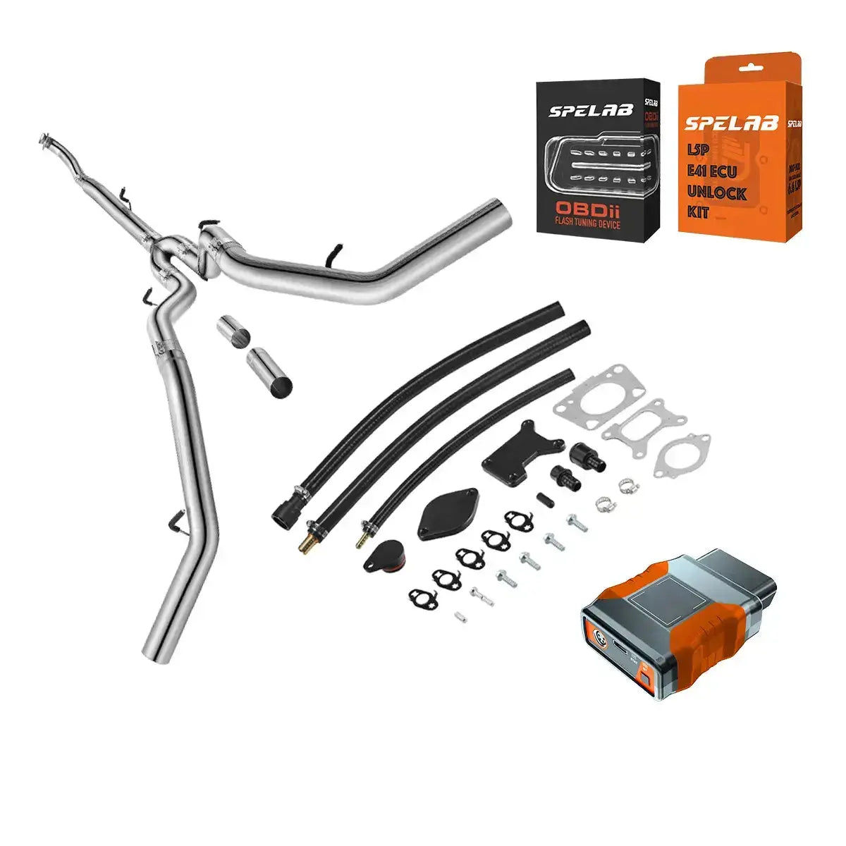 DPF/EGR/DEF Delete 2017-2023 L5P 6.6L Duramax All-in-One Kit Flashark