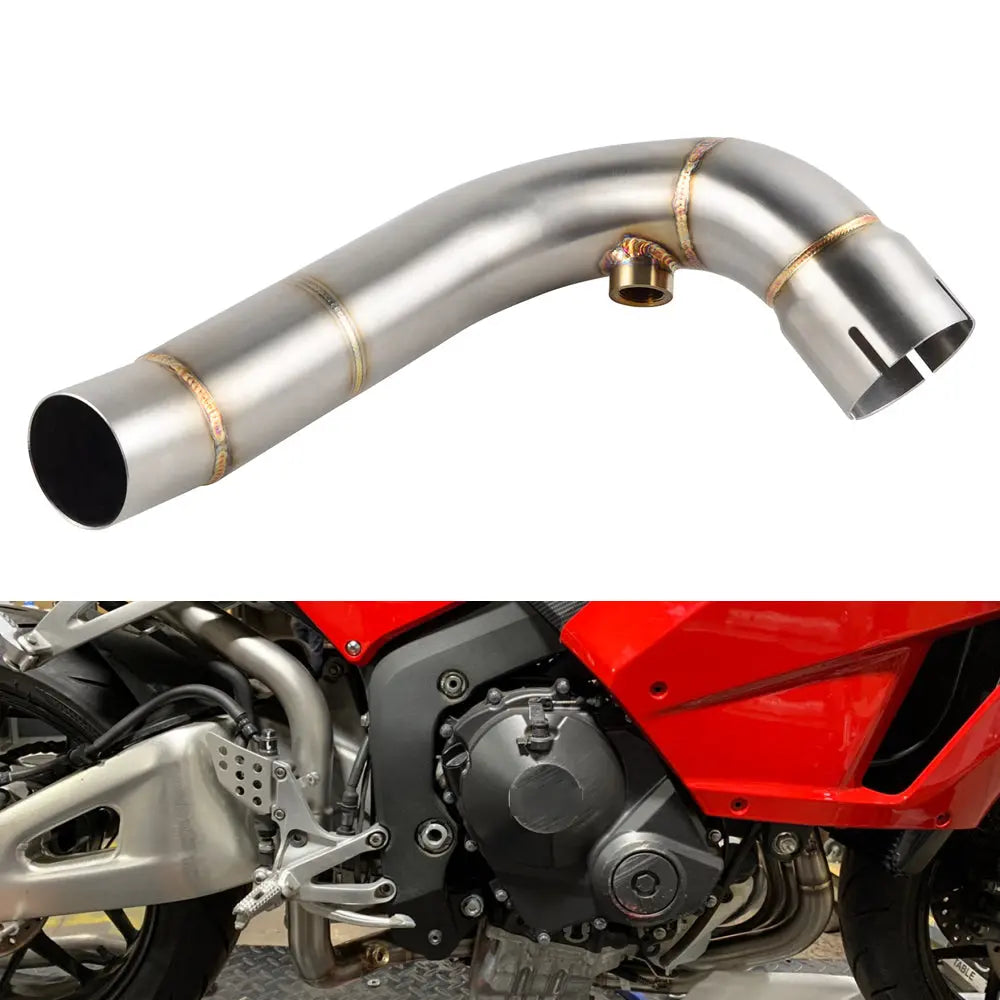 Downpipe Exhaust Mid Pipe for 2007-2020 Honda Motorcycle CBR600RR Eliminator Race Flashark