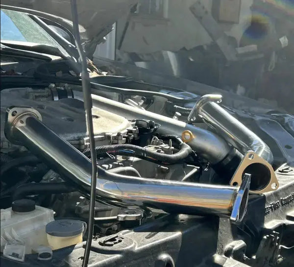 Downpipe Exhaust/Test Pipes  Infiniti G35 With Gaskets And Bolts Flashark