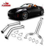 Downpipe Exhaust/Test Pipes Infiniti G35 With Gaskets And Bolts