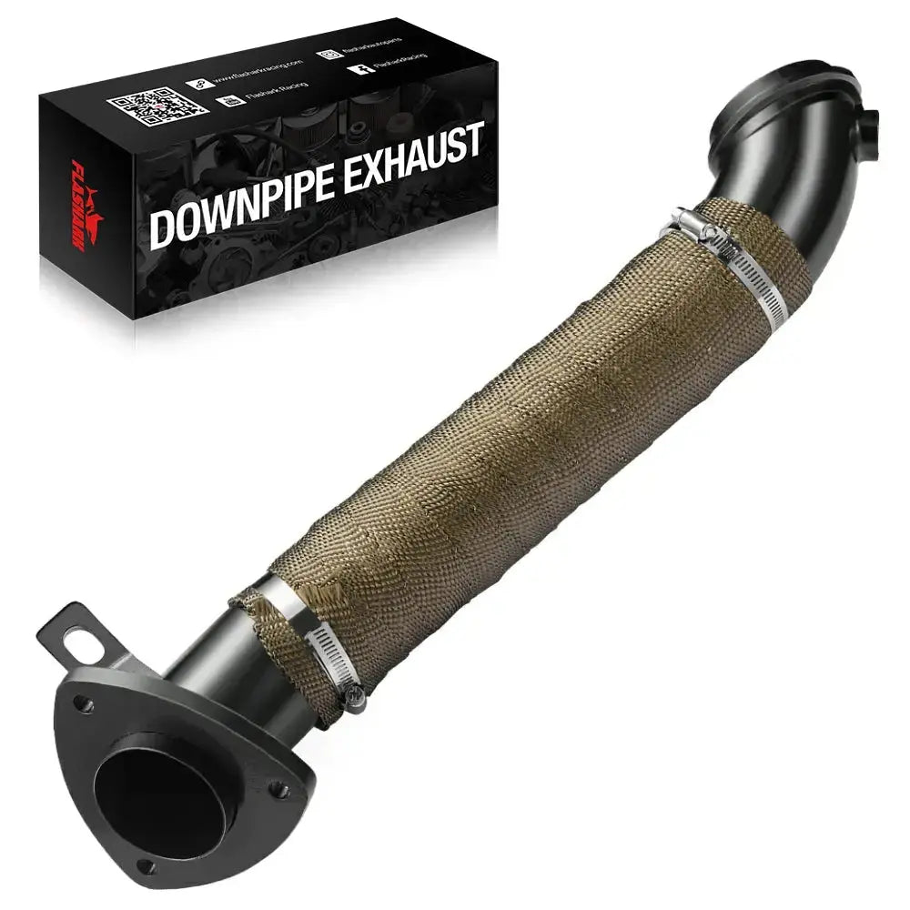 Downpipe Exhaust for 2011-2016 LML 6.6L Chevrolet Chevy/GMC GM Duramax Diesel 3 inch Flashark