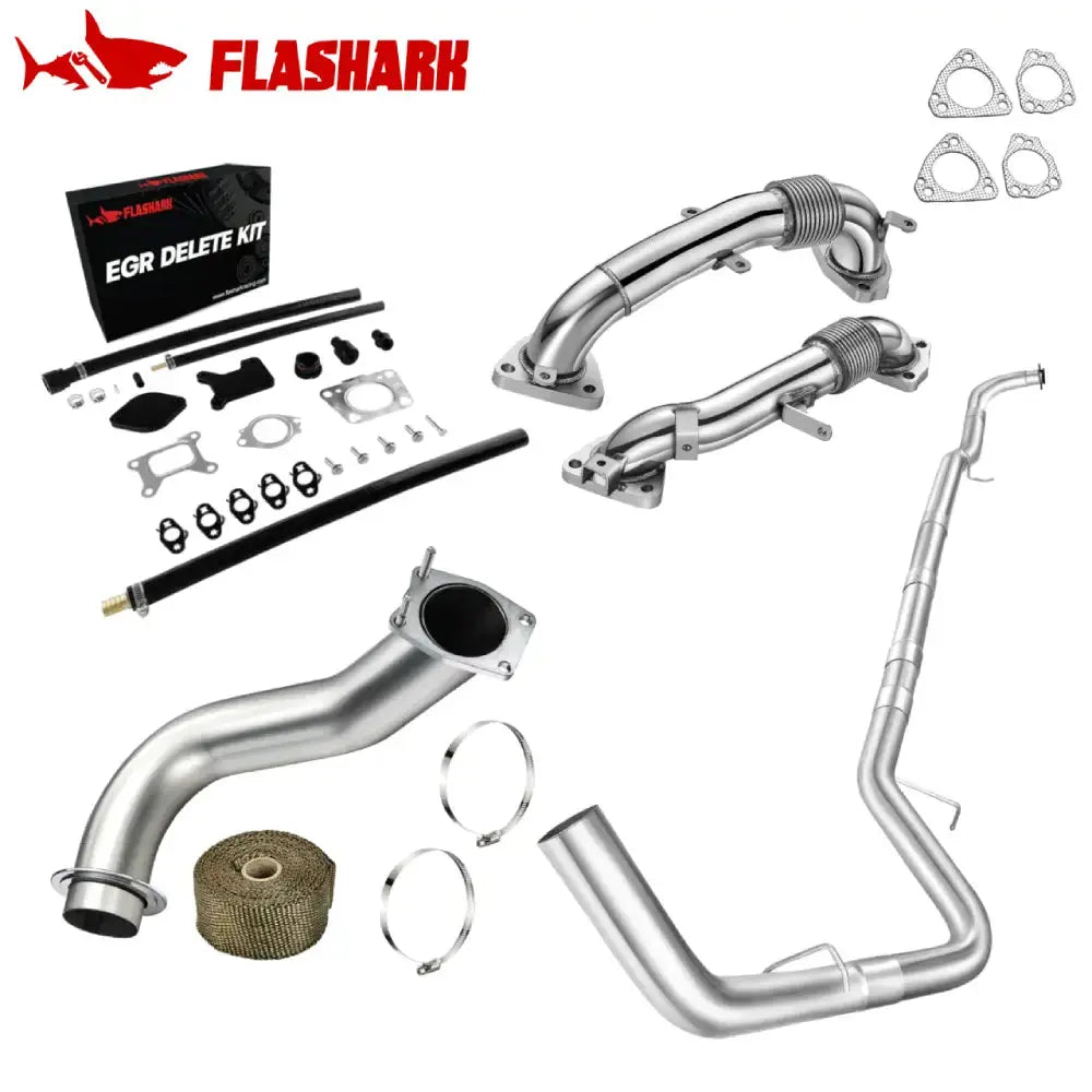 EGR/DPF/Up-Pipe/Downpipe Exhaust for 2017-2023 L5P 6.6L Duramax Applicable Products Flashark