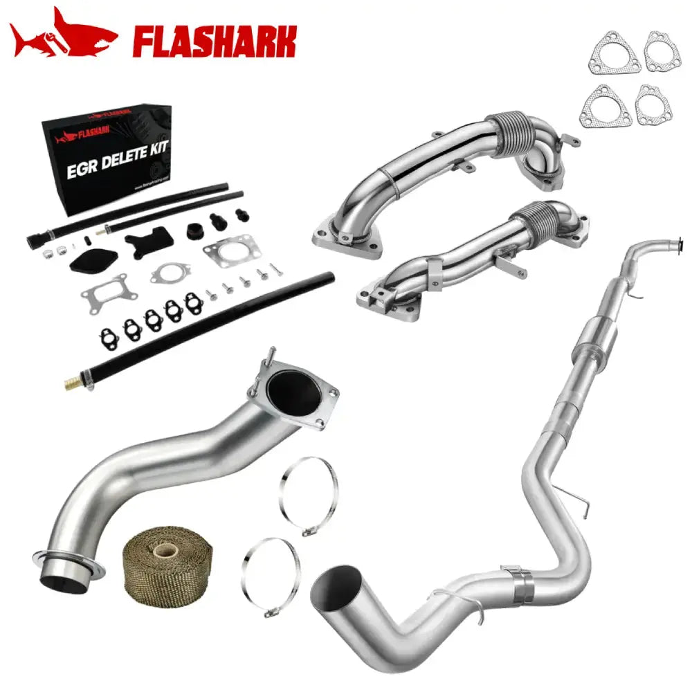 EGR/DPF/Up-Pipe/Downpipe Exhaust for 2017-2023 L5P 6.6L Duramax Applicable Products Flashark