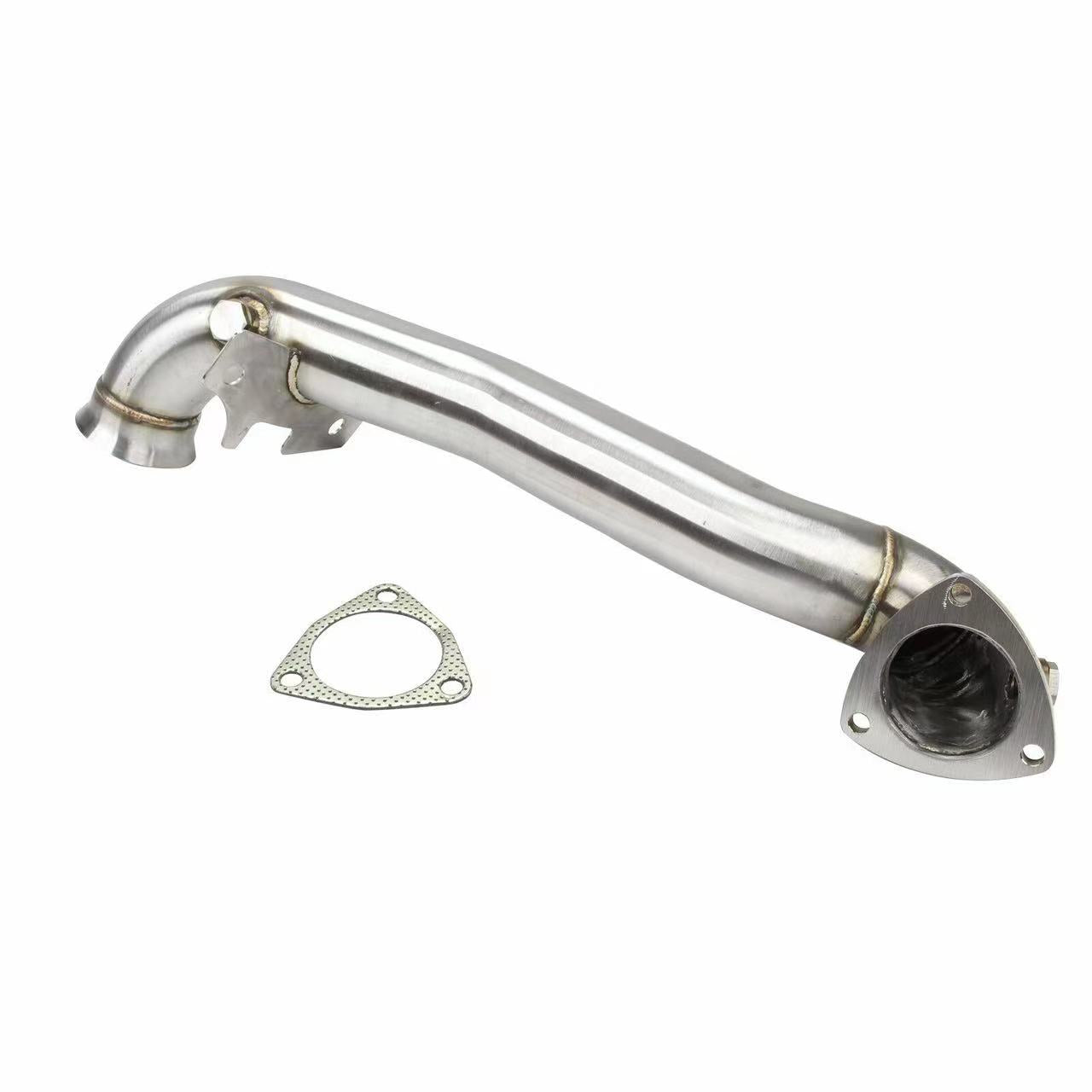 Tubo de escape para Mini Cooper R55-R61 1.6 Turbo de 2,5 pulgadas del año 2007 al 2016 con 2 tapones para sensor de O2