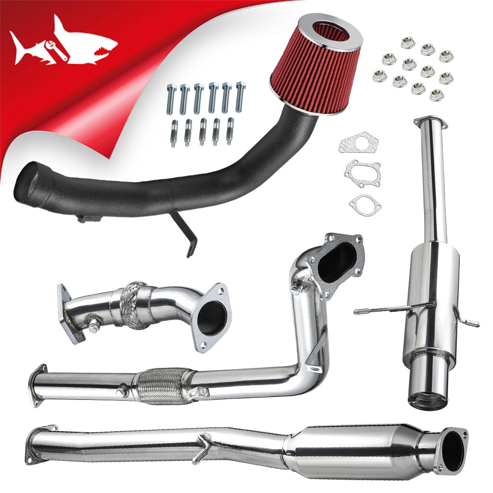 2002-2007 Subaru Impreza WRX/STI Catback Exhaust & Downpipe+Up-pipe丨2.0L / 2.5L H4 AWD 4Door Only