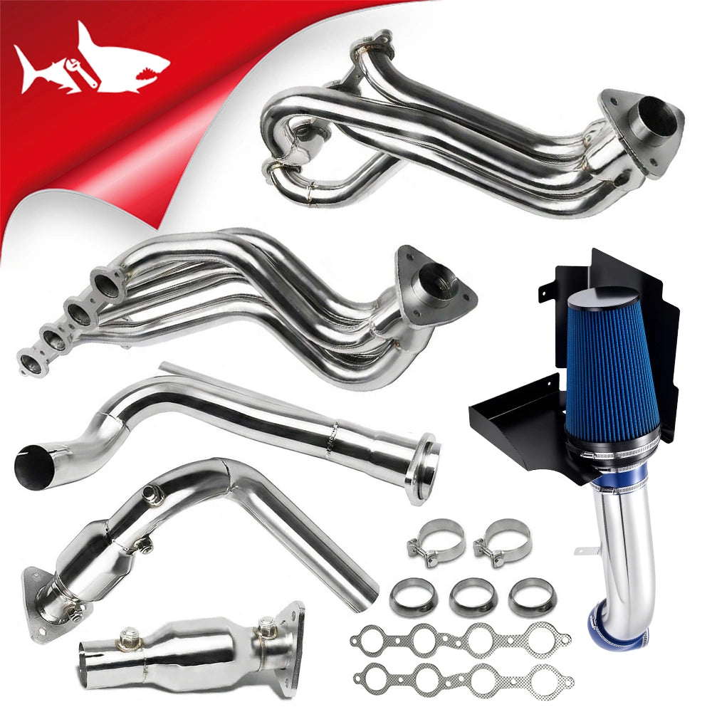Long Tube Headers & Y-Pipe for 1999-2006 Chevrolet Silverado 1500 / Avalanche 1500丨GMC Sierra 1500丨4.8L / 5.3L / 6.0L V8丨2WD Only