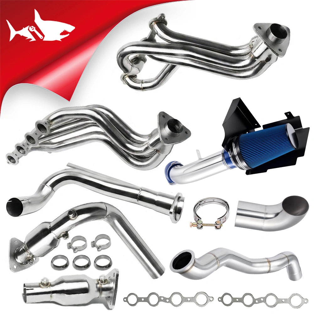 Long Tube Headers & Y-Pipe for 1999-2006 Chevrolet Silverado 1500 / Avalanche 1500丨GMC Sierra 1500丨4.8L / 5.3L / 6.0L V8丨2WD Only