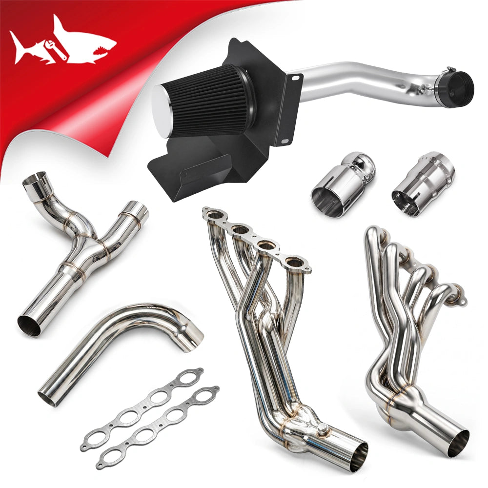 Long Tube Headers For 2014-2017 Chevrolet Silverado 1500 2500 3500/Tahoe丨GMC Sierra 1500/Yukon丨Cadillac Escalade 5.3L 6.2L V8 | 2WD