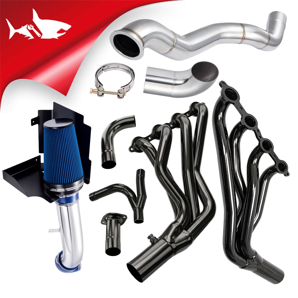 Long Tube Headers & Y-Pipe for 1999-2006 Chevrolet Silverado 1500 / Avalanche 1500丨GMC Sierra 1500丨4.8L / 5.3L / 6.0L V8丨2WD Only