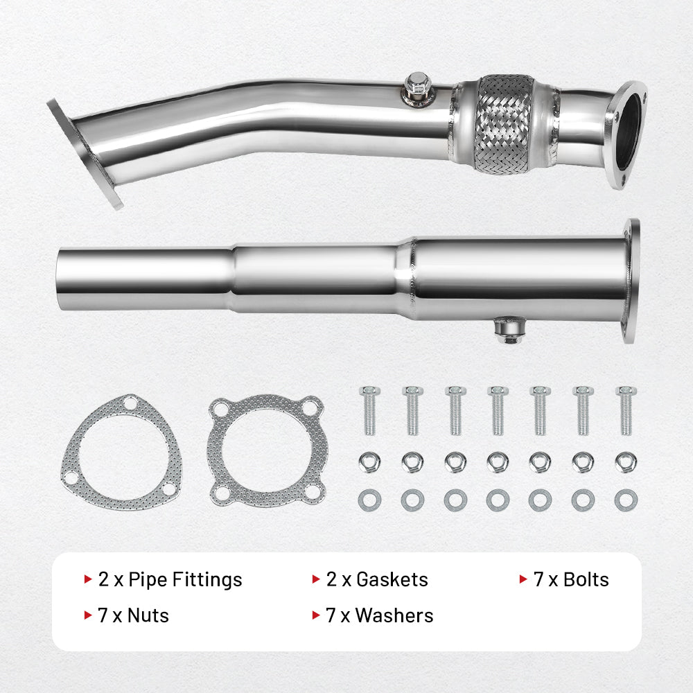 3 Inch Exhaust Turbo Downpipe for 1999-2004 Volkswagen VW MK4 Golf/Jetta/Beetle 1.8L