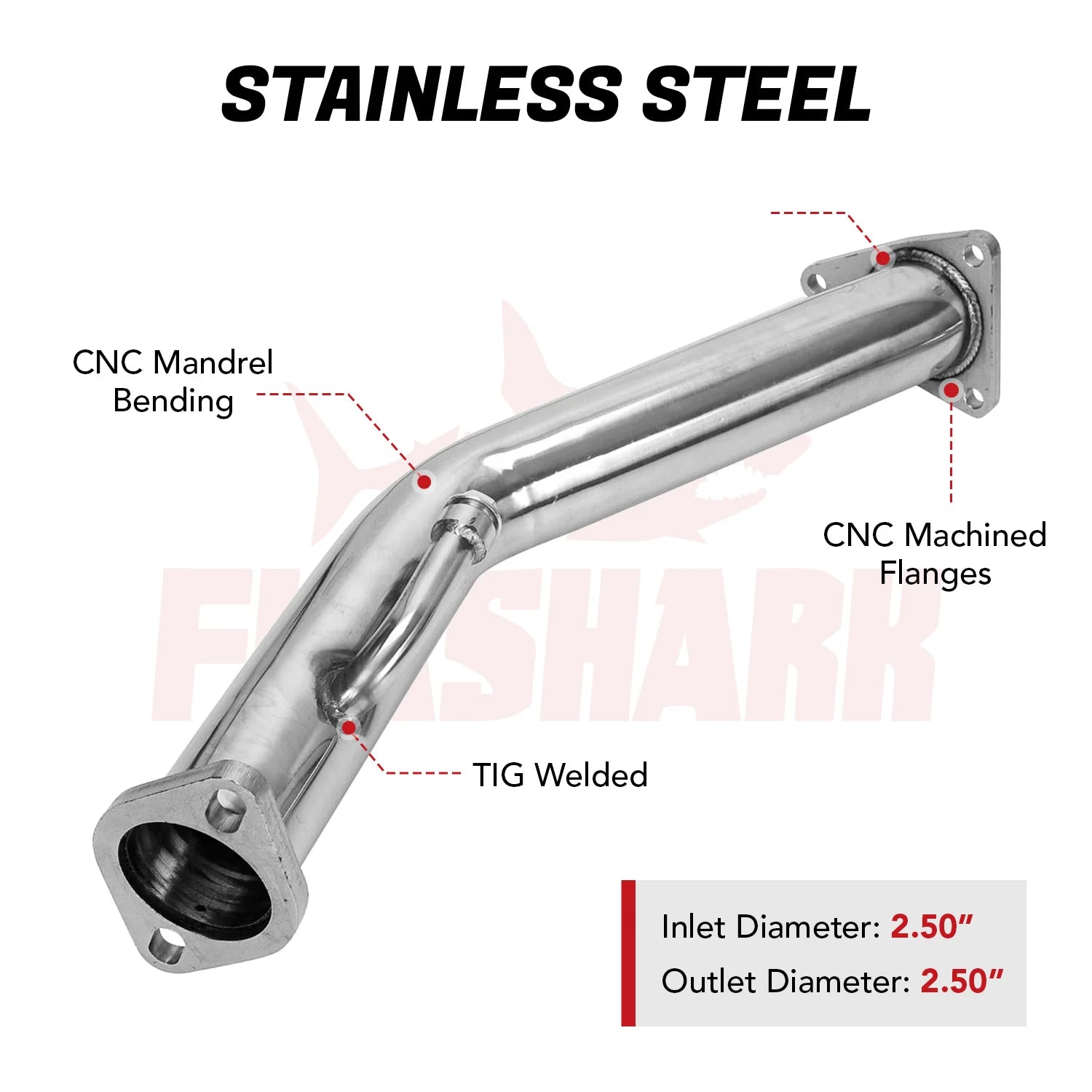 Downpipe Exhaust/Test Pipes for 2008-2018 Nissan 370z Infiniti G37 Z34