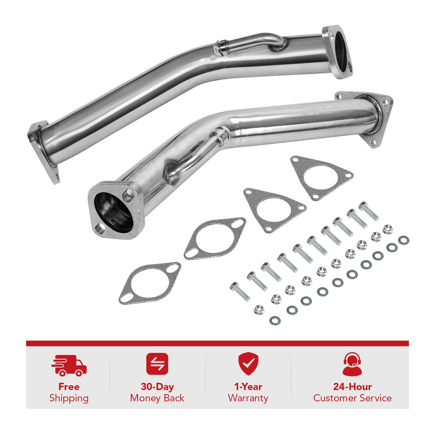 Downpipe Exhaust/Test Pipes for 2008-2018 Nissan 370z Infiniti G37 Z34