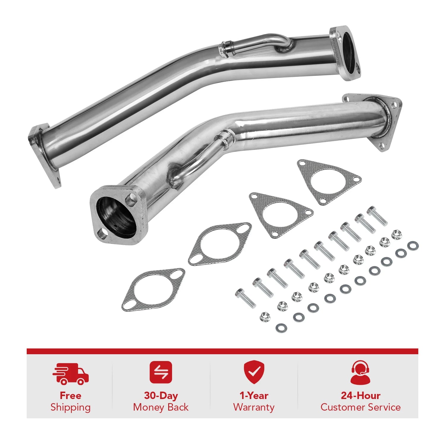 Downpipe Exhaust/Test Pipes for 2008-2018 Nissan 370z Infiniti G37 Z34
