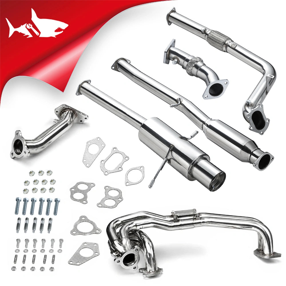 2002-2007 Subaru Impreza WRX/STI Catback Exhaust & Downpipe+Up-pipe丨2.0L / 2.5L H4 AWD 4Door Only