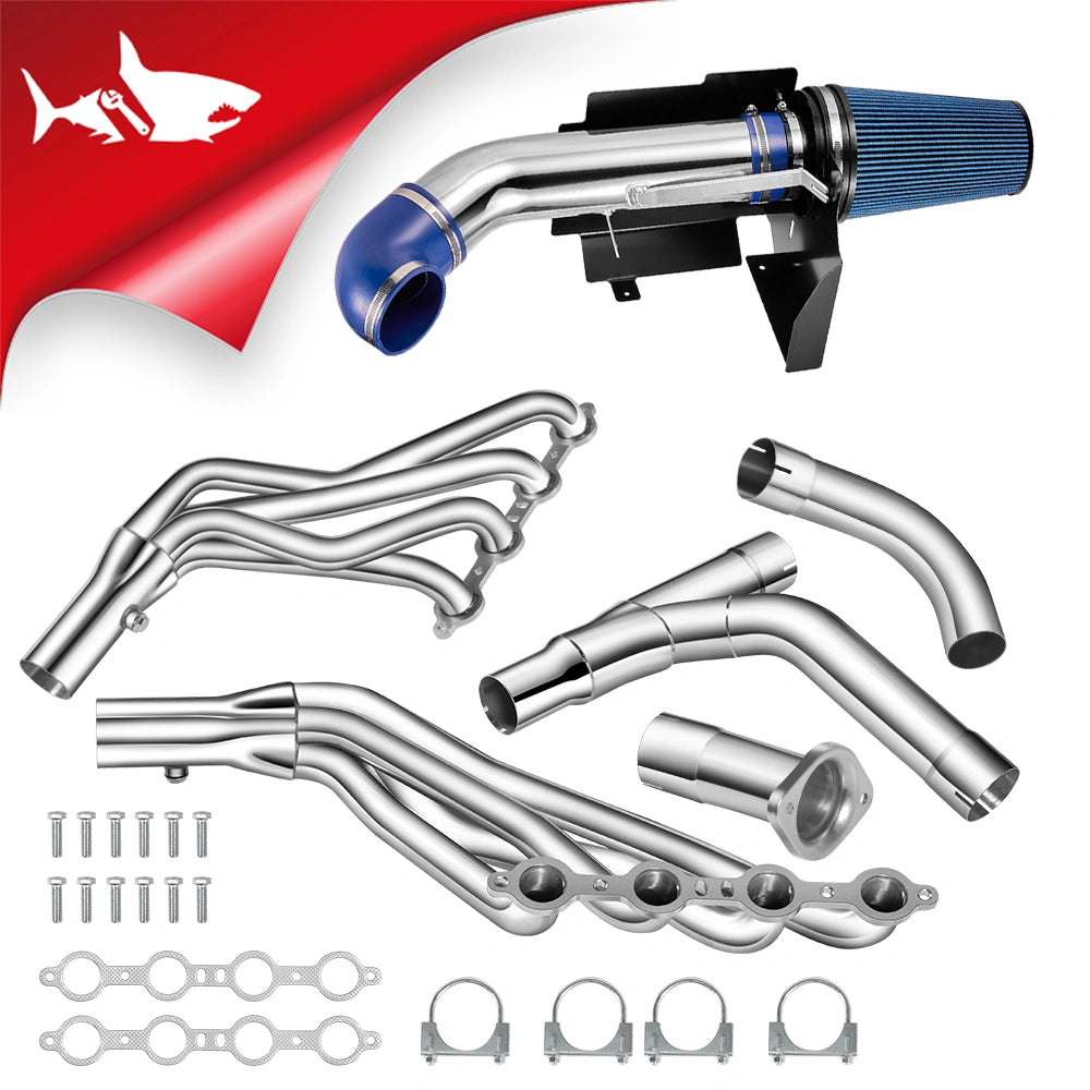 Long Tube Headers & Y-Pipe for 1999-2006 Chevrolet Silverado 1500 / Avalanche 1500丨GMC Sierra 1500丨4.8L / 5.3L / 6.0L V8丨2WD Only