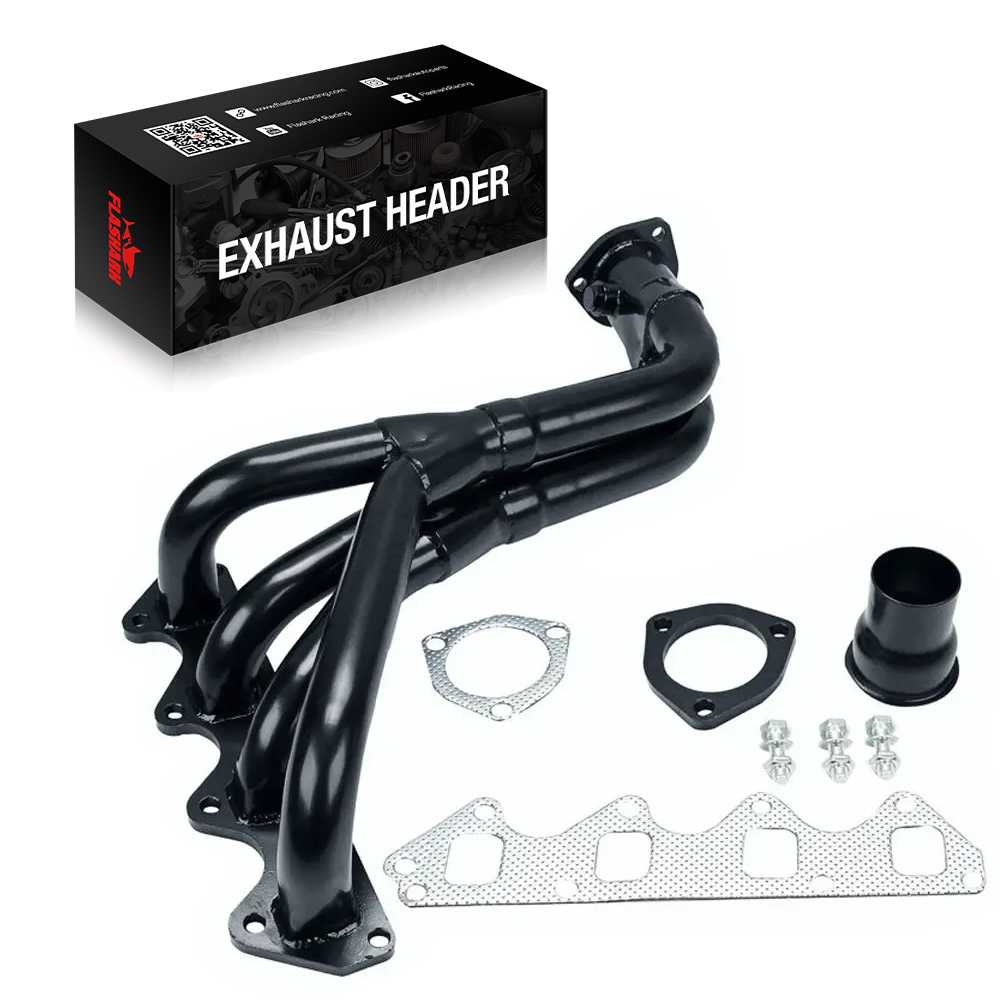 Exhaust Header for 1986-1996 Suzuki Samurai & Sidekick Geo Tracker 1.3L/1.6L L4 Flashark