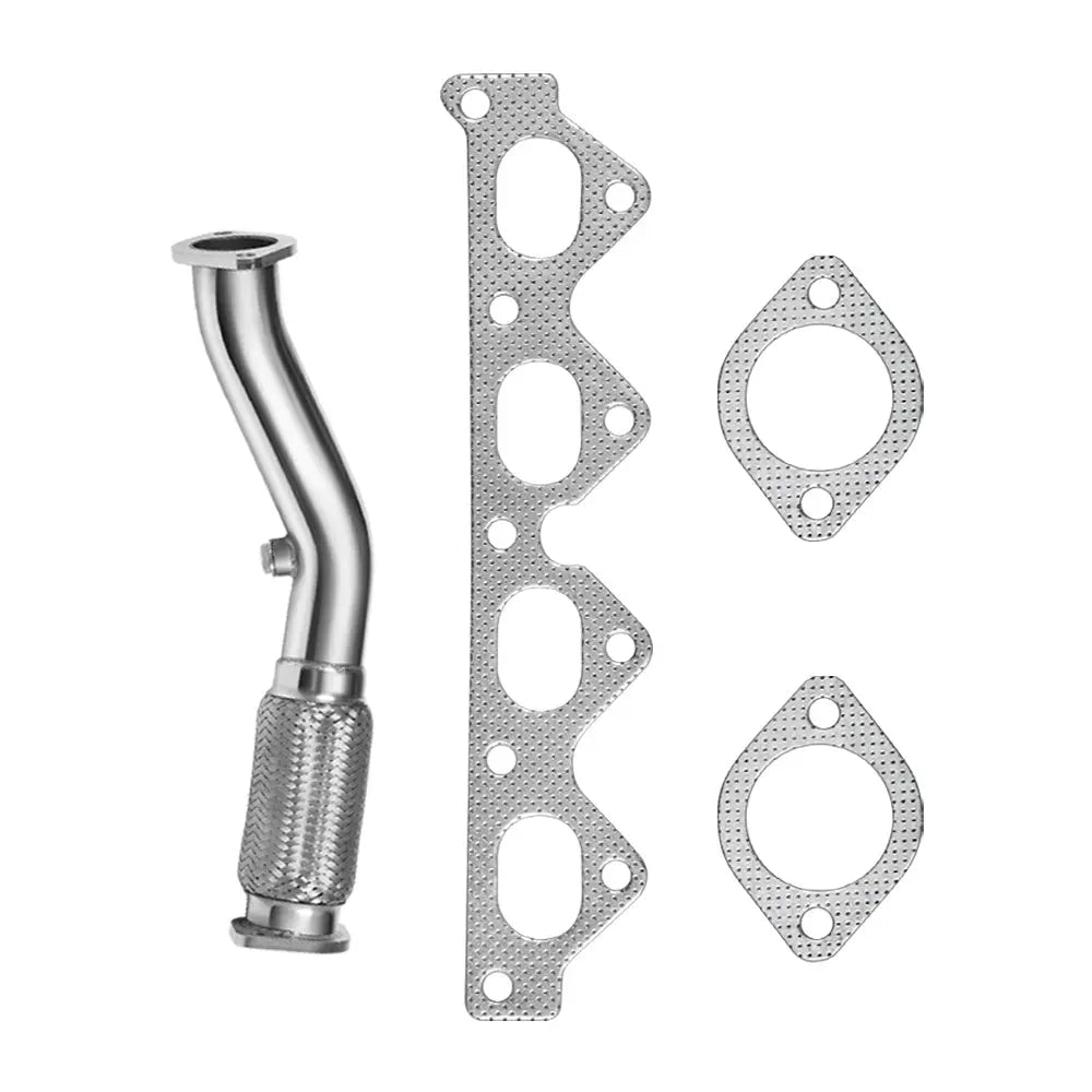 Exhaust Header for 1995-2000 Hyundai Elantra 1997-2001 Hyundai Tiburon 2.0L 4Cyl 4 Cylinder 4-2-1 Flashark