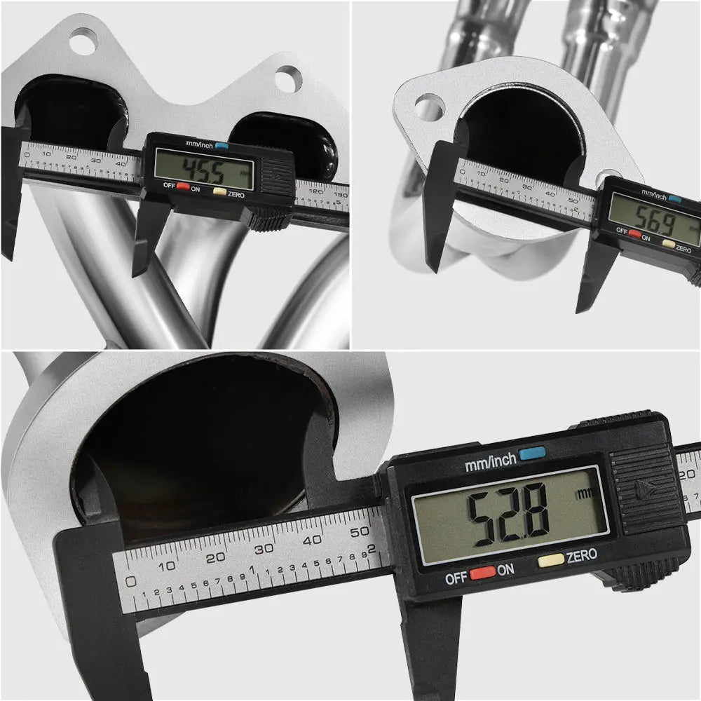 Exhaust Header for 1995-2000 Hyundai Elantra 1997-2001 Hyundai Tiburon 2.0L 4Cyl 4 Cylinder 4-2-1 Flashark