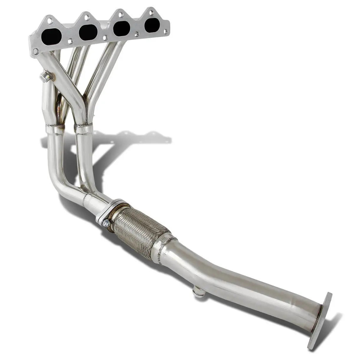 Exhaust Header for 1995-2000 Hyundai Elantra 1997-2001 Hyundai Tiburon 2.0L 4Cyl 4 Cylinder 4-2-1 Flashark