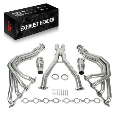 Long Tube Exhaust Headers for 1997-2004 Chevy C5 Corvette Base & Z06 LS1/LS6 5.7L