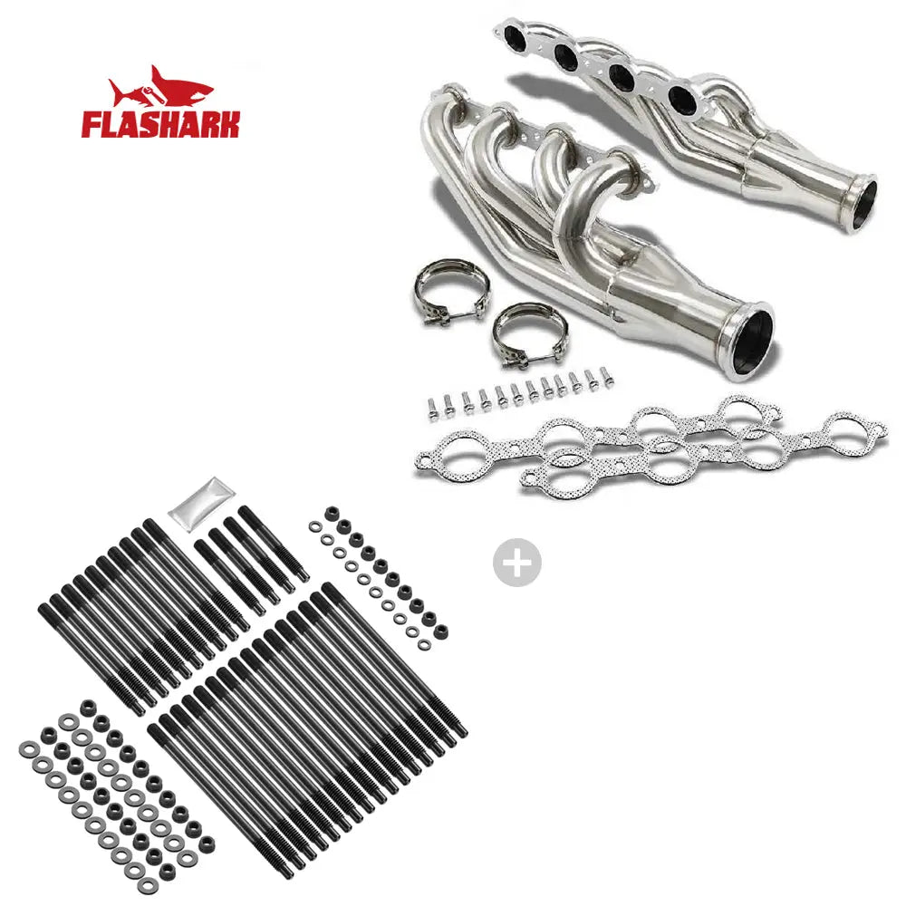 Exhaust Header for 1997-2014 Chevy Small Block Chevrolet V8 Ls1/Ls2/Ls3/Ls6 5.7L 6.0L 6.2L (Copy) Flashark