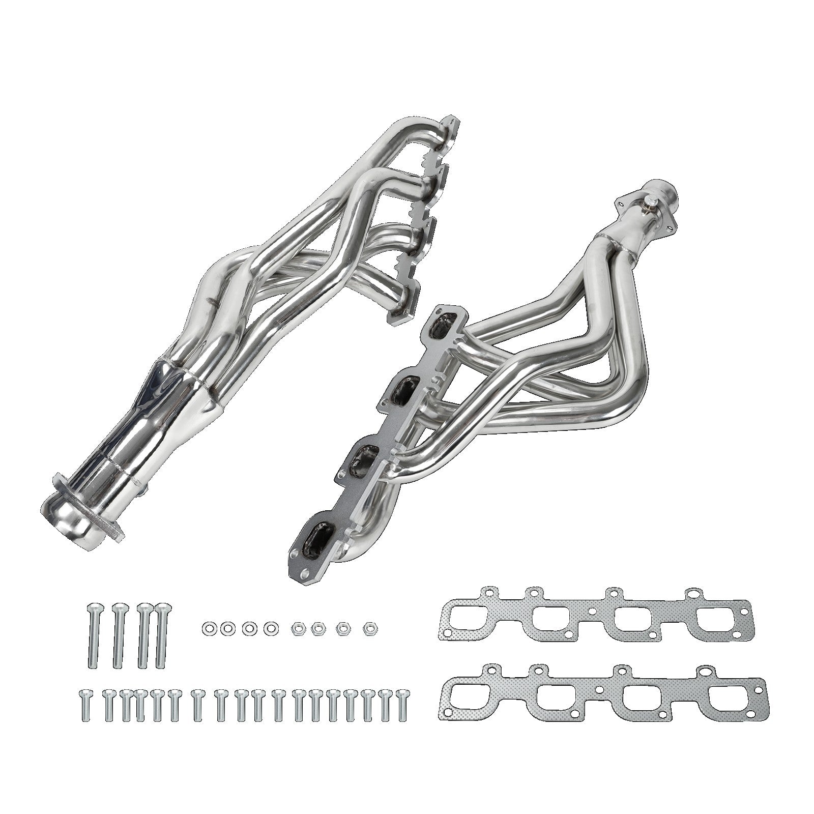 Colectores de escape de tubo corto y largo para Dodge RAM 1500 Hemi 5.7L V8 (2009-2018)
