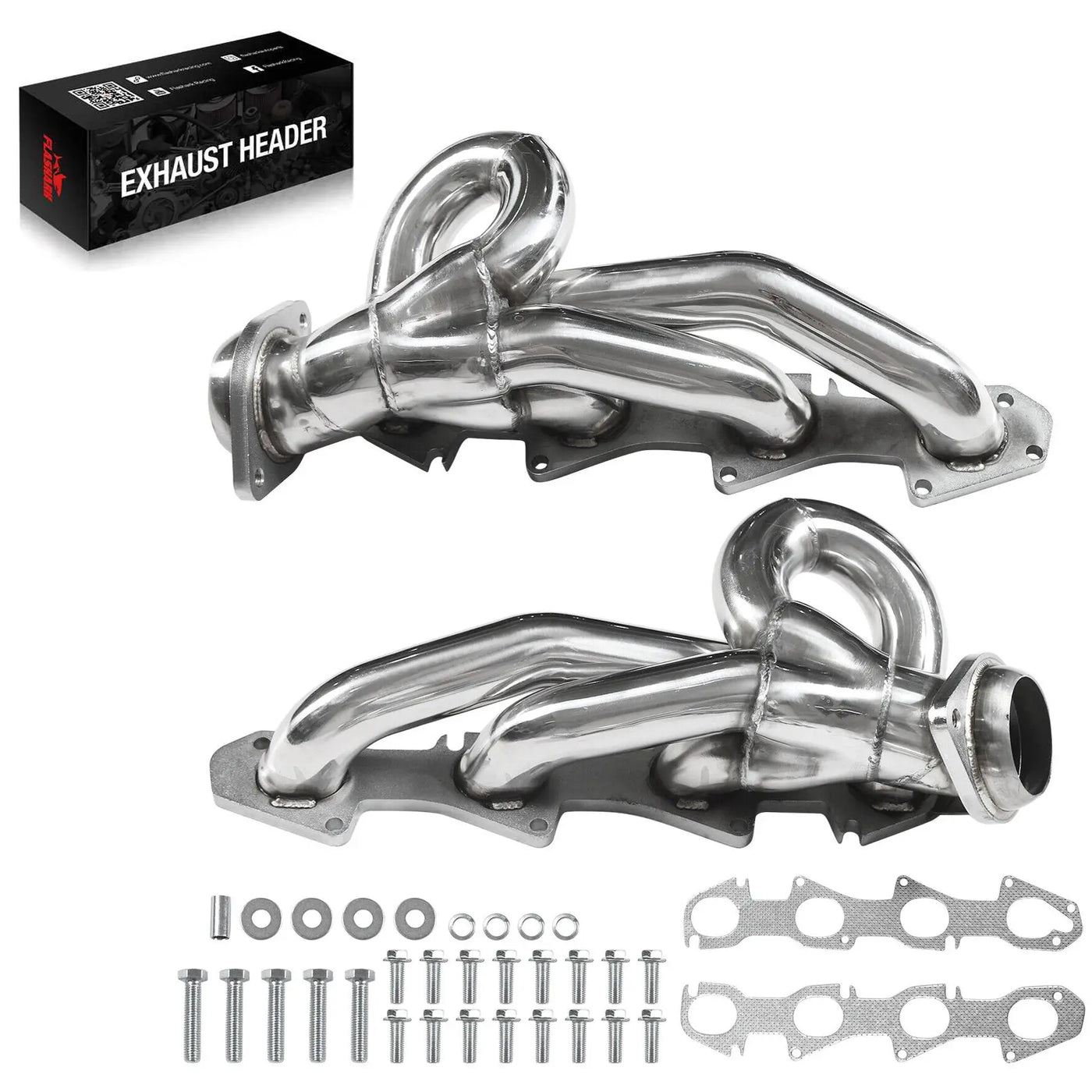 Exhaust Header for 2009-2018 Dodge RAM Hemi 5.7L V8 Manifold 1500 Flashark