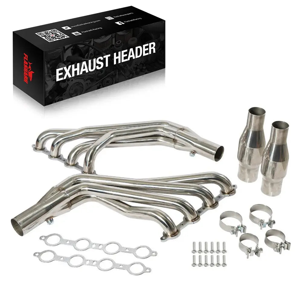 Exhaust Header for 2010-2015 Chevrolet Chevy Camaro SS 6.2L V8 Flashark