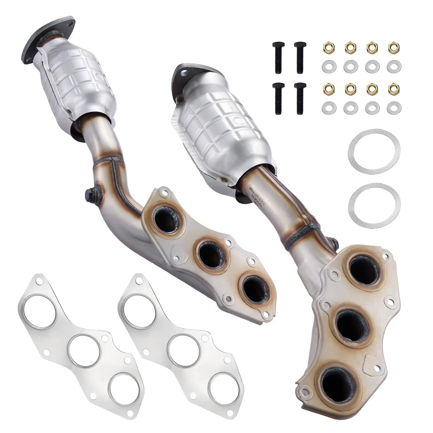 Exhaust Manifold Catalytic Converter Kit for 2006 - 2017 Lexus IS250/IS350/GS350/RC350 2.5L/3.5L V6 2PC Flashark