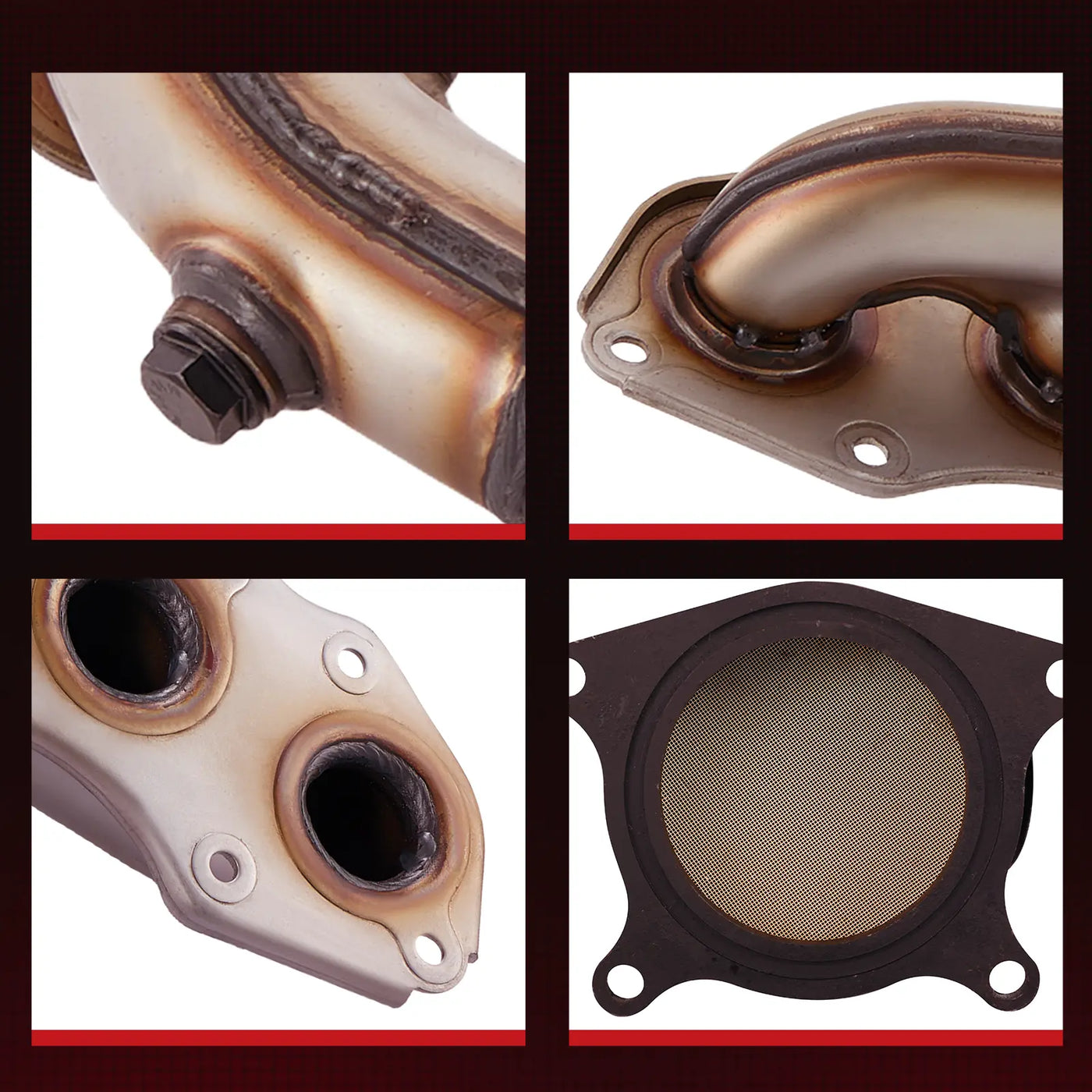 Exhaust Manifold Catalytic Converter Kit for 2006 - 2017 Lexus IS250/IS350/GS350/RC350 2.5L/3.5L V6 2PC Flashark