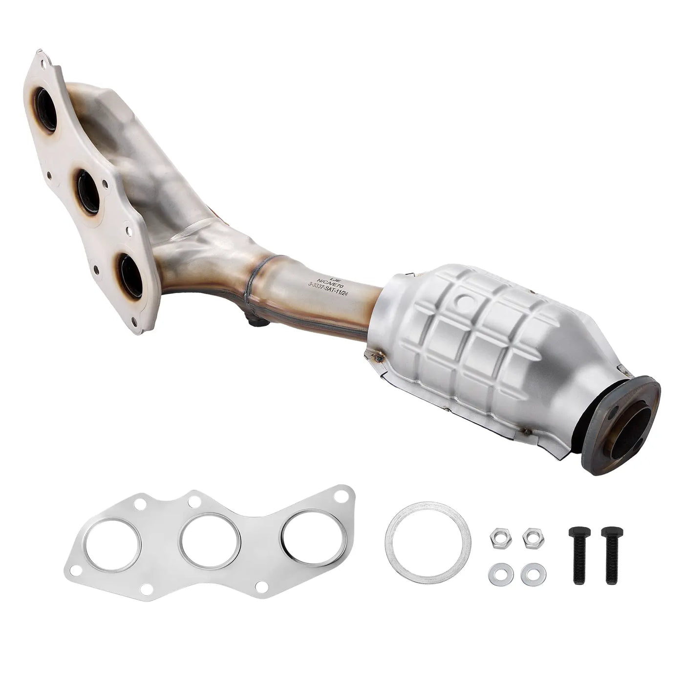 Exhaust Manifold Catalytic Converter Kit for 2006 - 2017 Lexus IS250/IS350/GS350/RC350 2.5L/3.5L V6 2PC Flashark