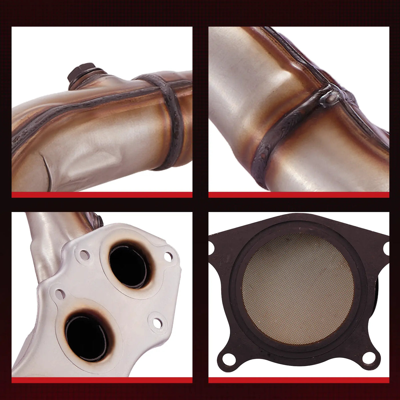 Exhaust Manifold Catalytic Converter Kit for 2006 - 2017 Lexus IS250/IS350/GS350/RC350 2.5L/3.5L V6 2PC Flashark