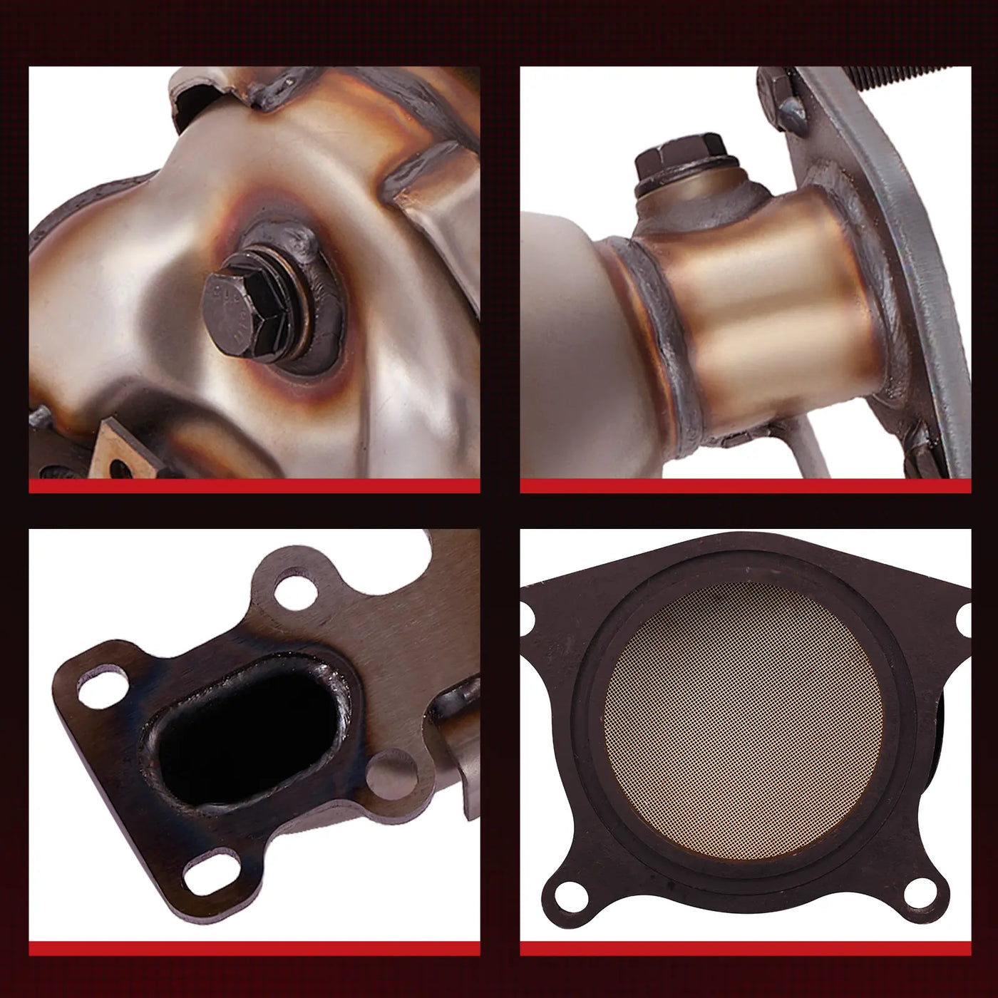 Exhaust Manifold Catalytic Converter for 2013-2019 Ford Explorer/Taurus/Edge/Flex & Lincoln 3.5L 3.7L Flashark