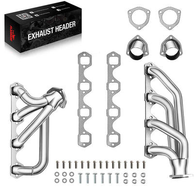 Exhaust Header for 1962-1977 Ford Mustang/Fairlane/Falcon/Maverick/Galaxie 500丨1966-1971 Mercury Comet Cougar 4.3L/4.7L/5.0L V8