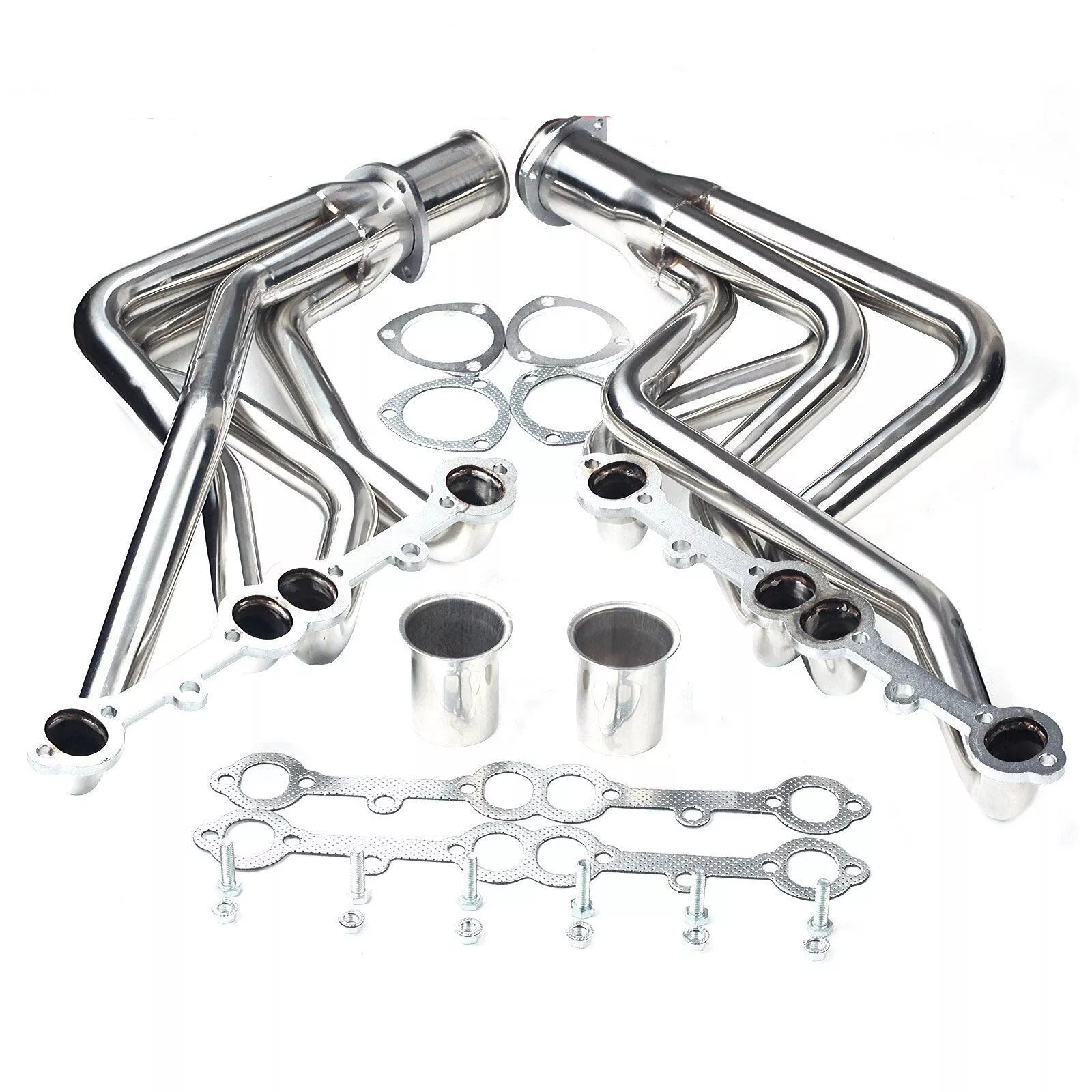 Exhaust Header for 1973-1985 Small Block Chevy GMC Truck Blazer Suburban 1-5/8 2wd/4wd 307/350/454 4.1L 4.8L 5.0L 5.7L 7.4L