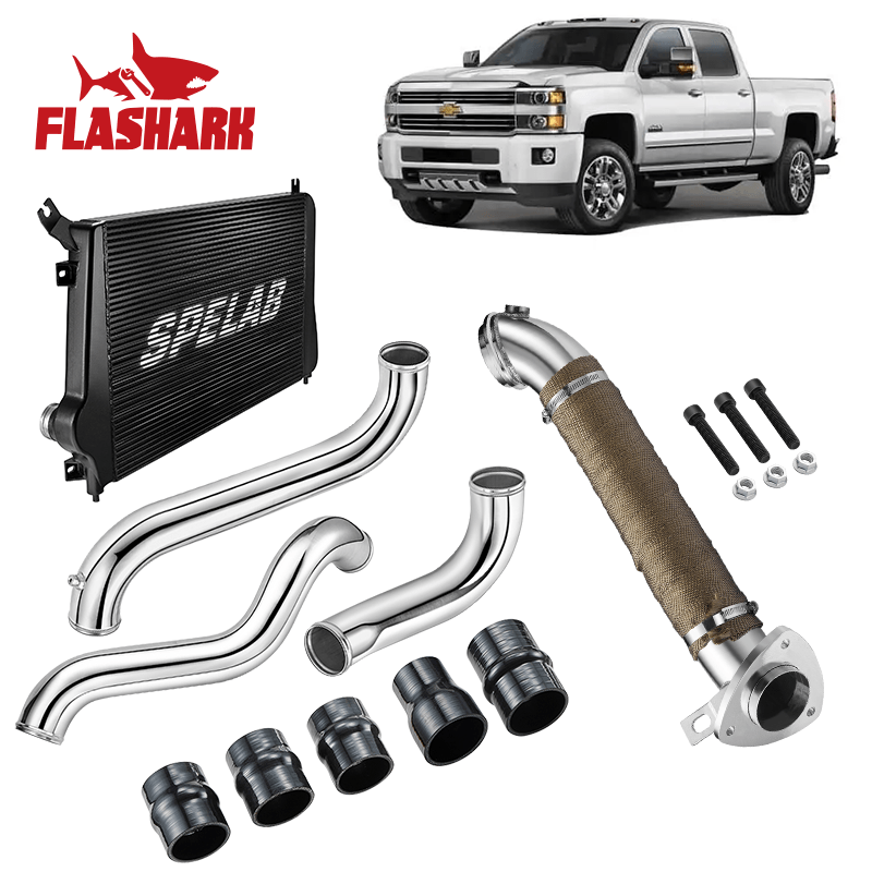 2011-2016 Chevy/GMC 6.6L LML Duramax Diesel 3 inch Downpipe Exhaust Intercooler Pipe Kit