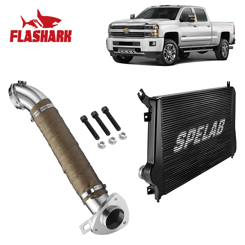 Tubo de escape de bajada para Chevy/GMC 6.6L LML Duramax Diesel 3 pulgadas (2011-2016)