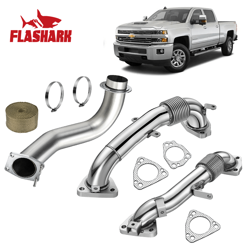Downpipe Exhaust For 2017-2023 Chevy L5P Duramax Diesel 6.6L 3.5 Inches