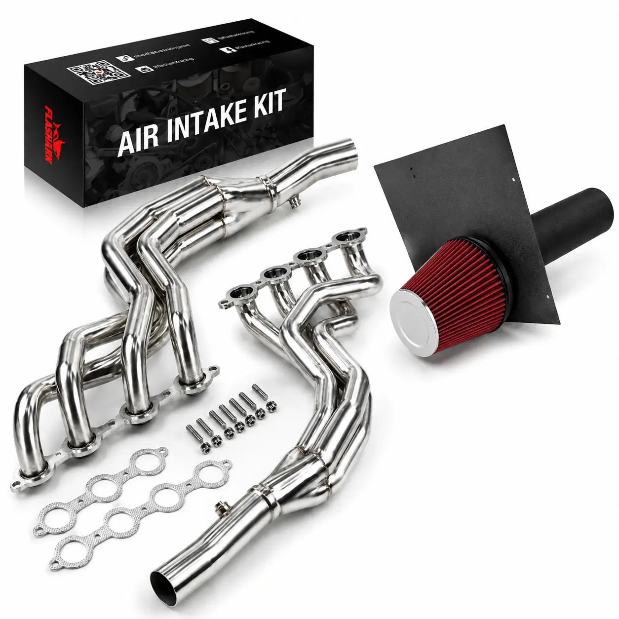 Colectores de escape de tubo largo para Chevrolet Camaro SS LS3 6.2L V8 2010-2015