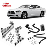 Long Tube Headers for 2005-2011 Dodge Challenger/Charger/Magnum & Chrysler 300C/300S 6.1L Hemi V8