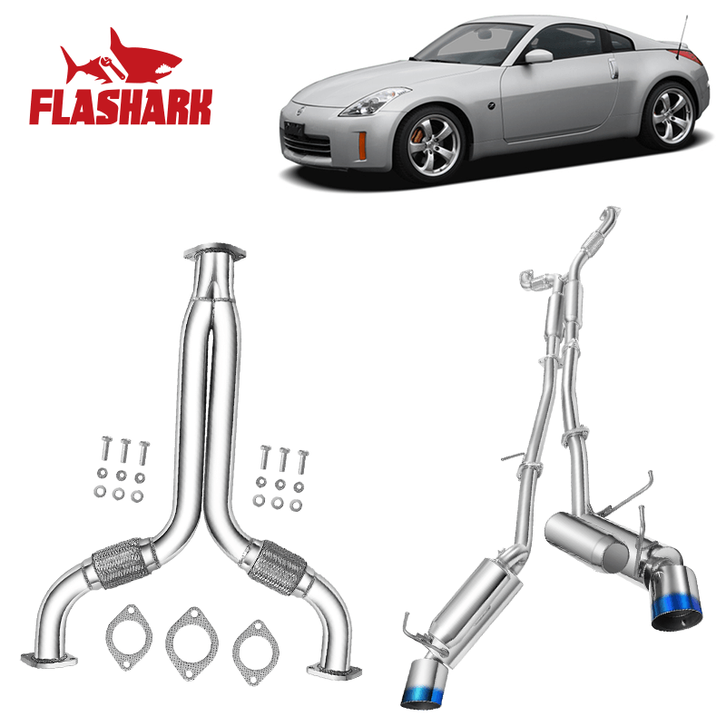 Tubos de escape y de prueba tipo Y para Nissan 350Z 3.5L 2003-2009, Infiniti G35 2005, 2007